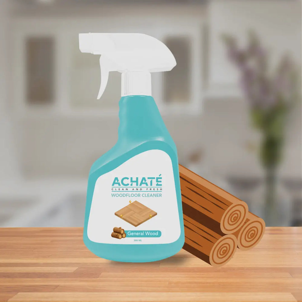 Achaté Clean and Fresh Reiniger für Holzböden, Spray 473 ml