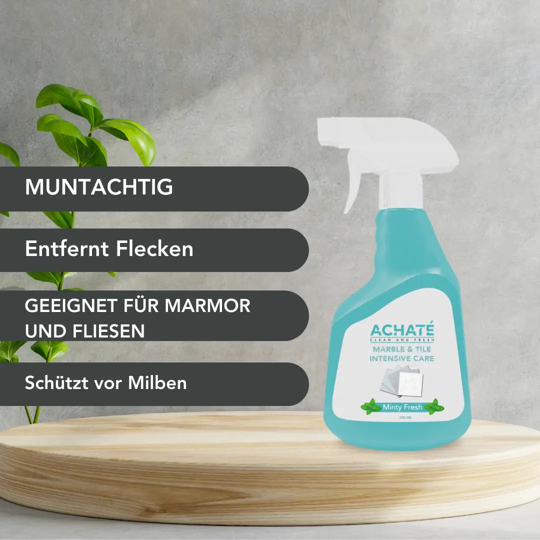 Achaté Clean and Fresh – Marmor- und Fliesenreiniger – Spray, 473 ml