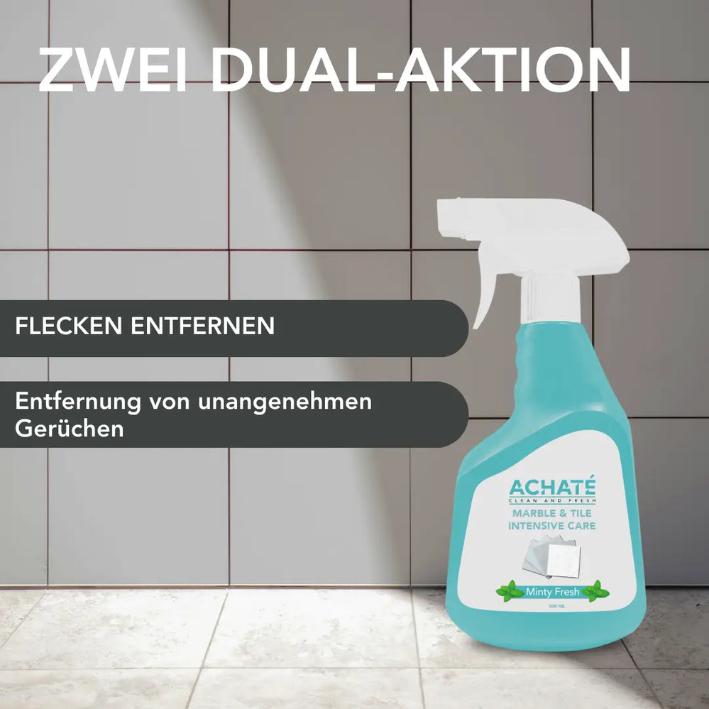 Achaté Clean and Fresh – Marmor- und Fliesenreiniger – Spray, 473 ml