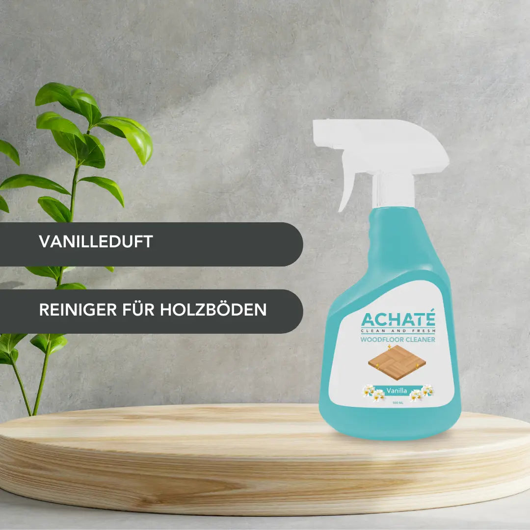 Achaté Clean and Fresh Reiniger für Holzböden, Spray 473 ml